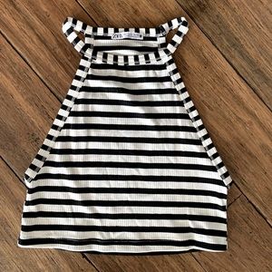 Zara striped cropped tank top.